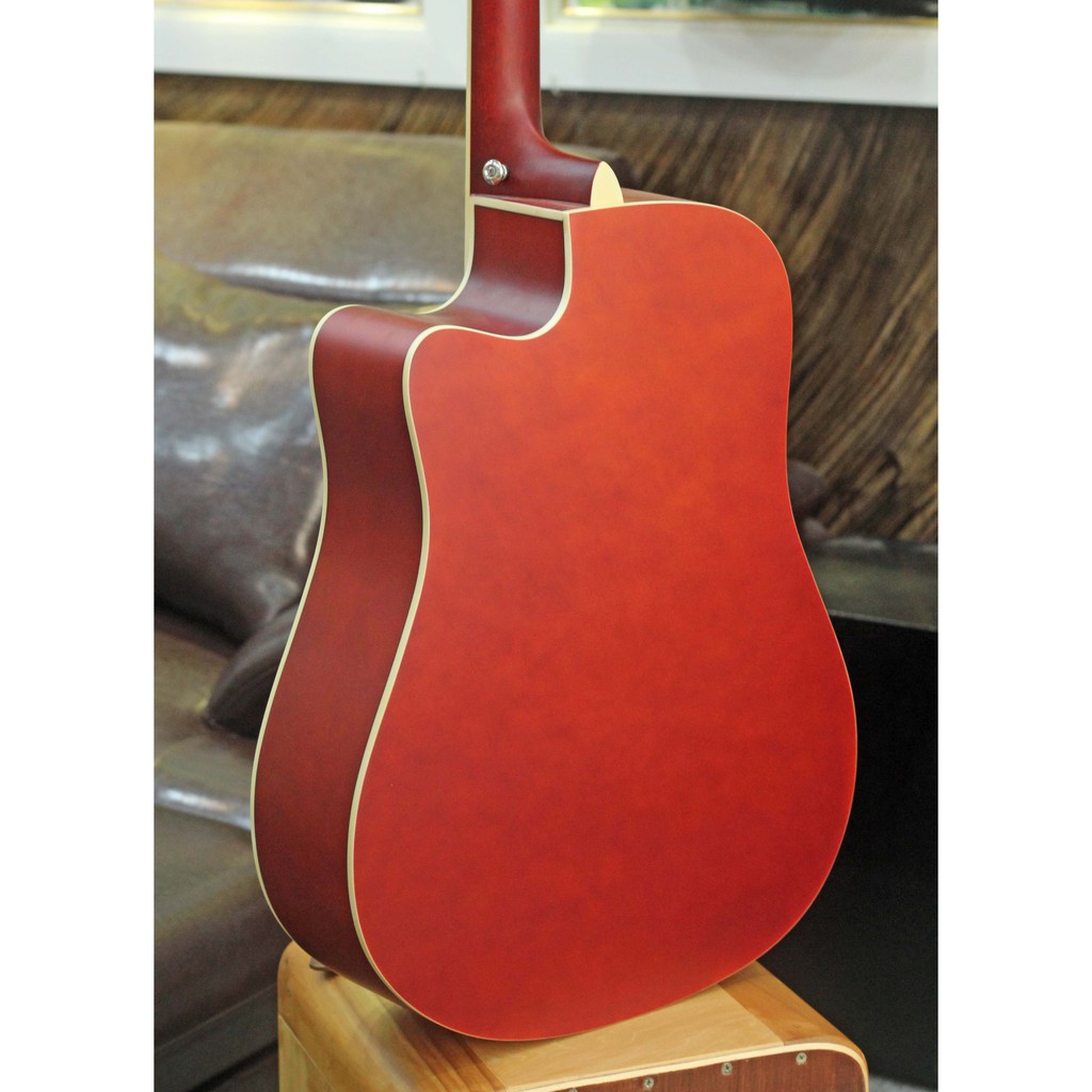 Đàn Guitar Acoustic Rosen Sunburst G11 (solid top)+Tặng kèm khóa học của Guitarist Hiển râu và đầy đủ phụ kiện