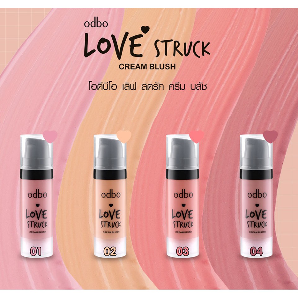 Phấn Má Hồng Dạng Kem Odbo Love Struck-[Coco Shop] | BigBuy360 - bigbuy360.vn