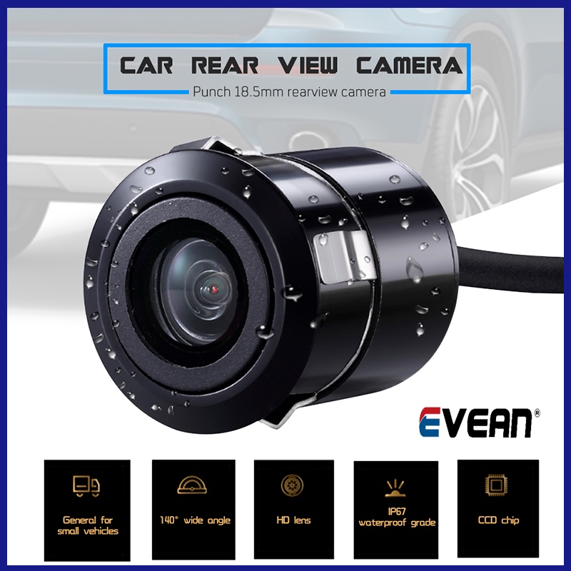 Camera Chiếu Hậu HD IP68 CCD 140 Độ Chống Thấm Nước Dành Cho Ô Tô