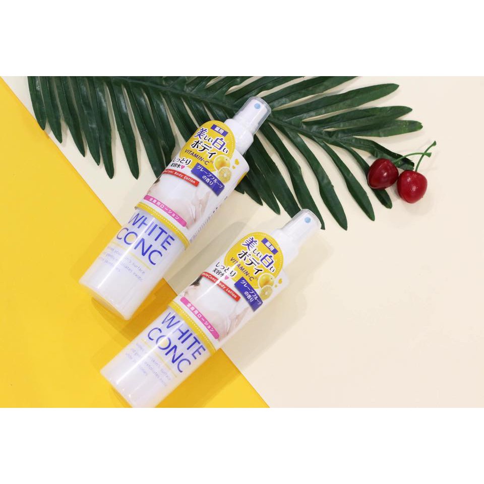 Xịt Dưỡng Trắng Da White Conc Body Lotion Vitamin C 245ml | BigBuy360 - bigbuy360.vn