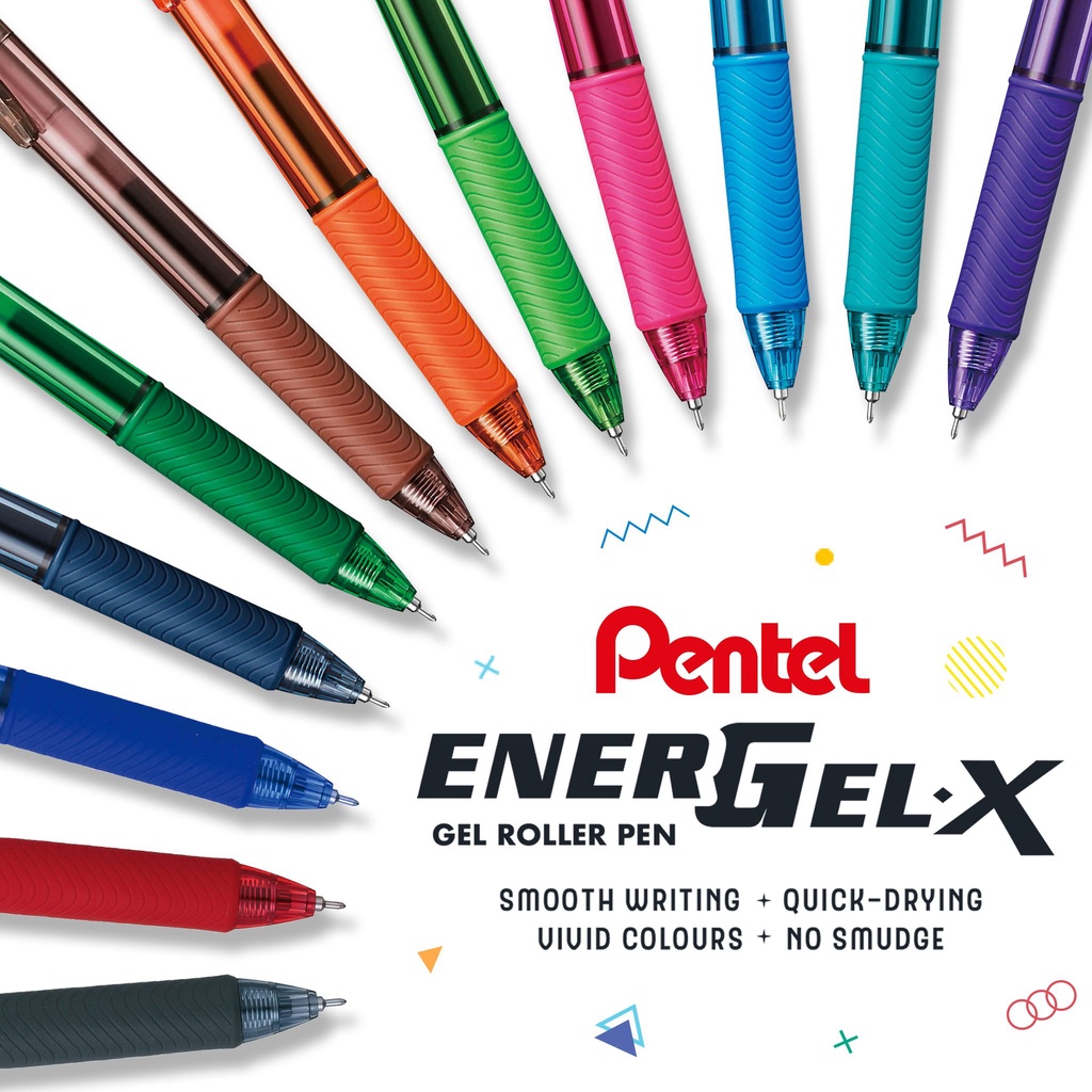 [Quà Tặng Bí Ẩn] Bút Bi Nước Nhật Bản Mực Gel | Pentel Energel BL107 | Trơn Mượt Siêu Nhanh Khô ngòi 0.7mm (nhiều màu)