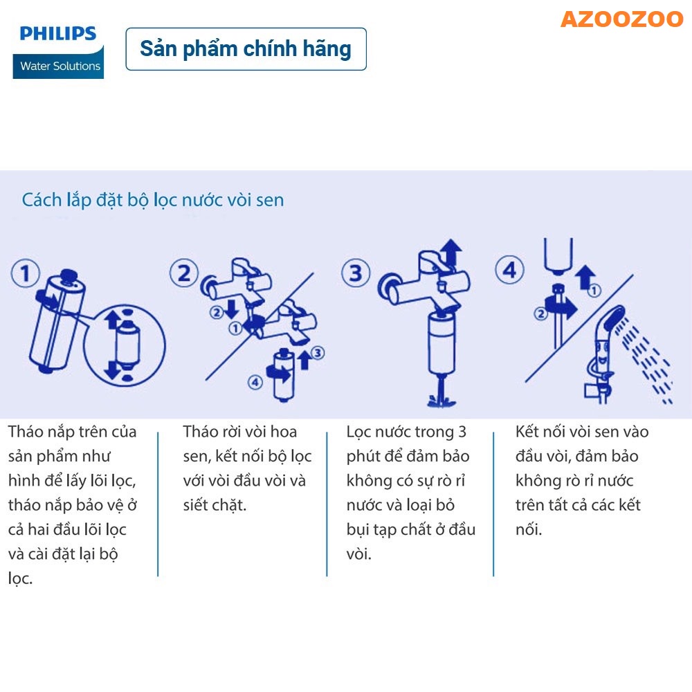 Lõi Lọc Vòi Sen Philips AWP175 (cho AWP1775)