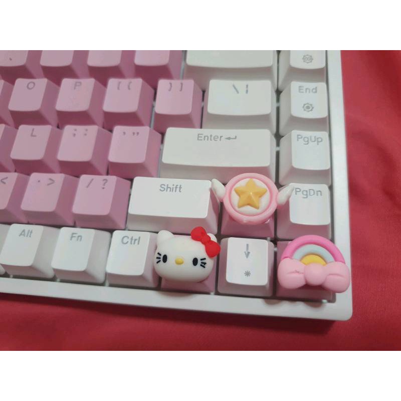Keycap 7 cầu vồng đám mây dễ thương R4 đẹp