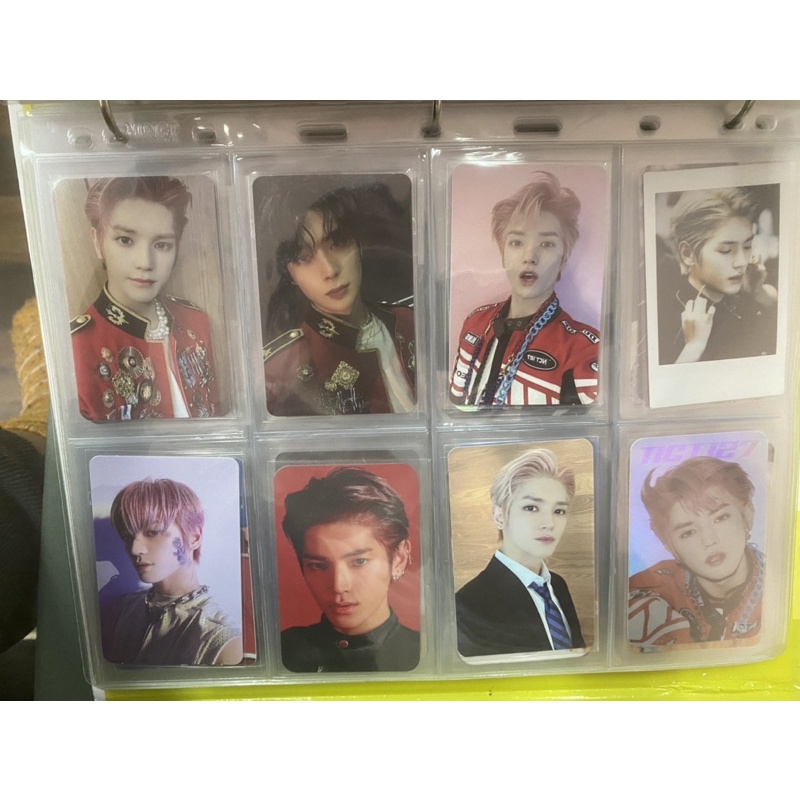 Bộ ảnh thẻ bài photocard NCT Jaehyun Taeyong các album