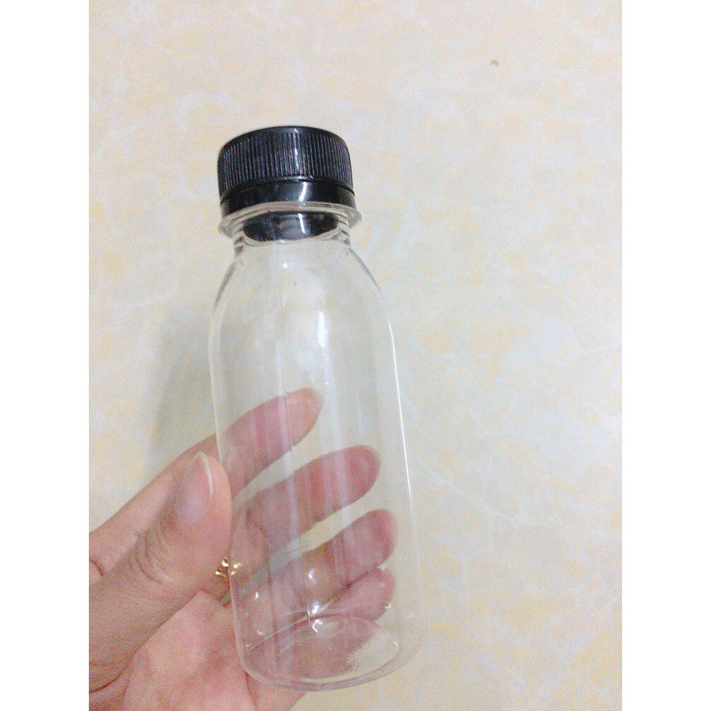 Chai nhựa/ lọ nhựa loại 100ml loại dày, thích hợp pha hỗn hợp tinh và dầu gội, an toàn cho người sử dụng