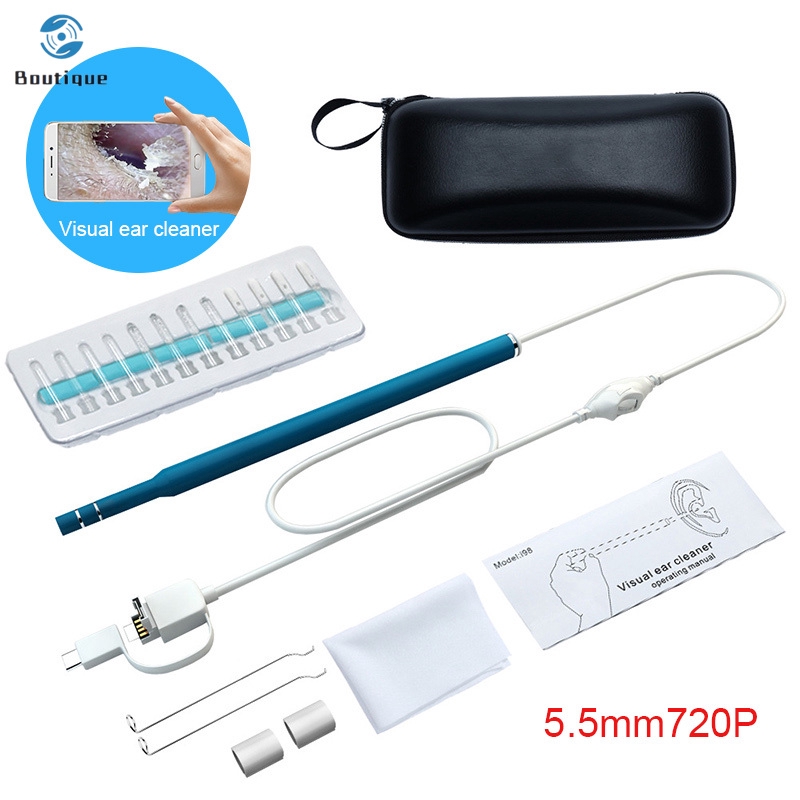 Bộ Camera Nội Soi Tai Có Đèn Led 720p Hd