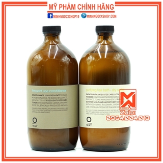 Dầu gội chống gàu cho da đầu khô và dầu xả hàng ngày OWAY 950ml chính hãng