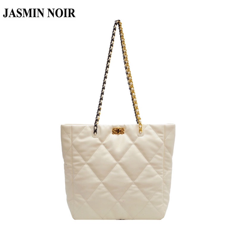 Túi đeo vai JASMIN NOIR họa tiết sọc hình thoi thời trang độc đáo dành cho nữ
