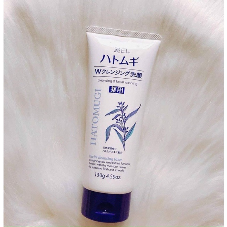Sửa rửa mặt ý dĩ Hatomugi Naturie 130g