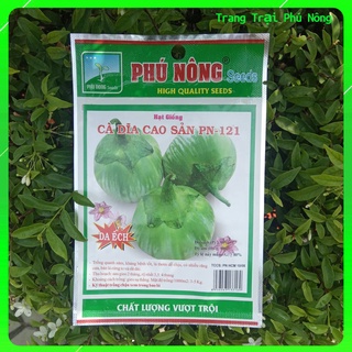 Hạt giống cà dĩa cao sản pn-121 phú nông - gói 0.5g