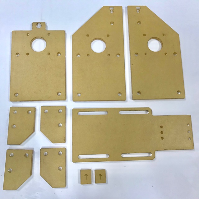 Part nhựa lắp máy khắc laser mini