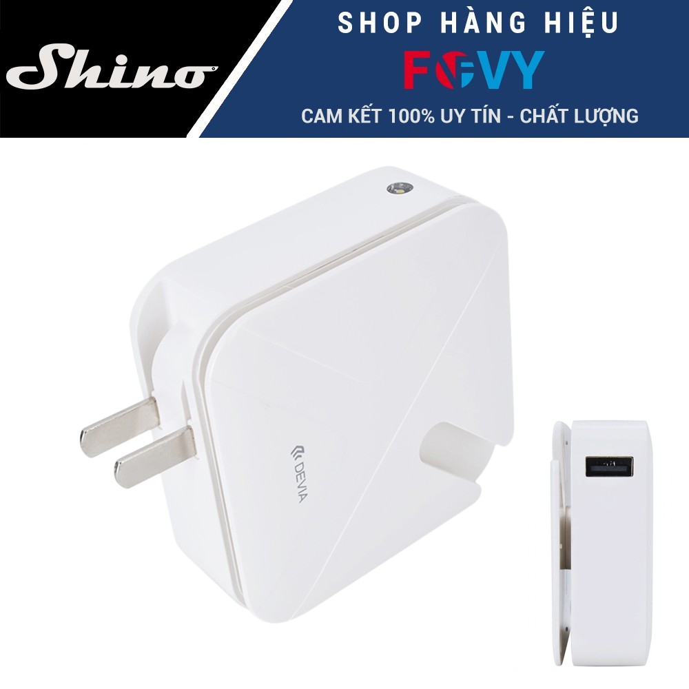 Pin Sạc Dự Phòng Kiêm Adapter Sạc Devia Gallop 5200mAh - Chính hãng phân phối