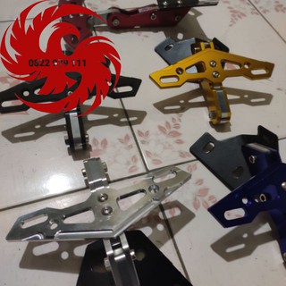 Pát biển số gập kiểu cánh dơi CNC cao cấp