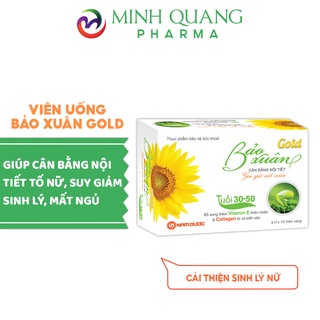Viên uống BẢO XUÂN GOLD giúp cân bằng nội tiết tố nữ hộp 30 viên
