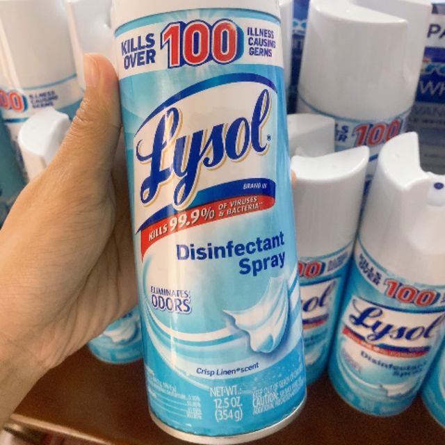 Xịt diệt khuẩn lysol mỹ 354g