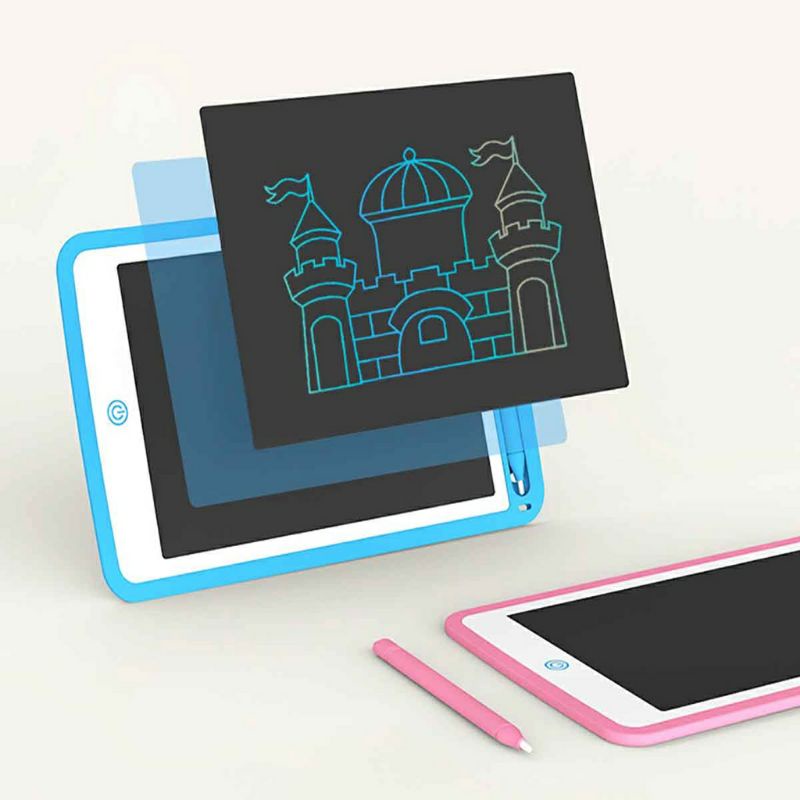《HCM》Bảng viết, bảng vẽ điện tử thông minh LCD tự xóa 8.5 inch có khóa màn hình