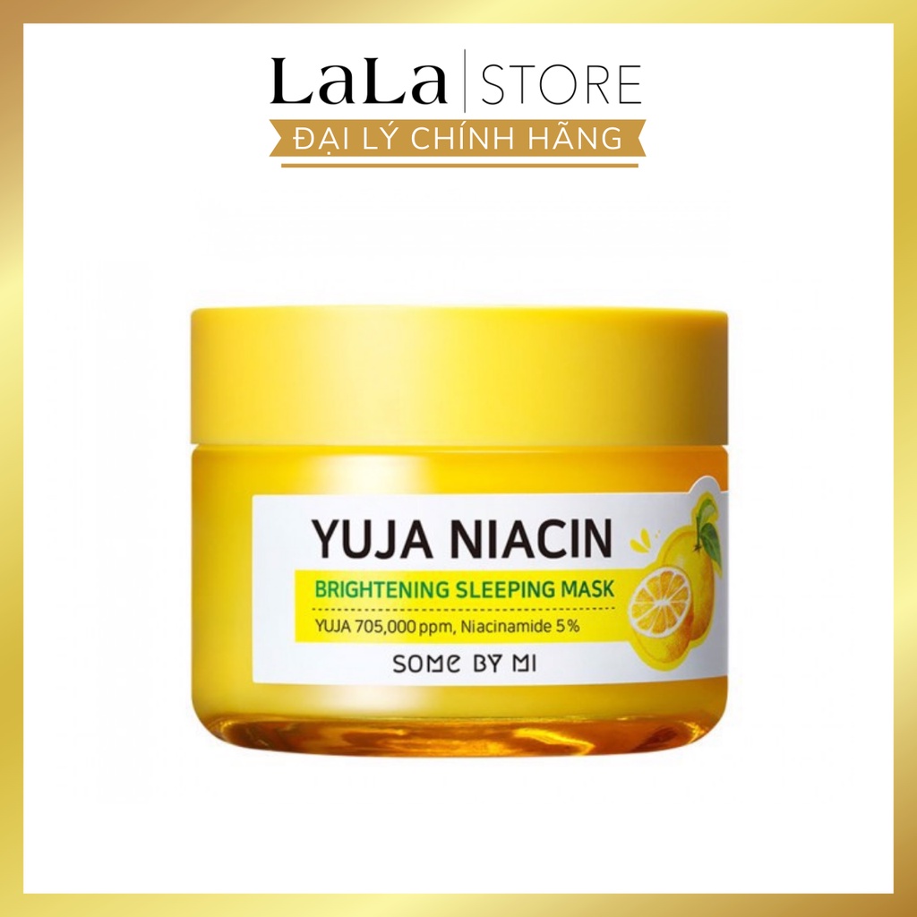Mặt Nạ Ngủ Dưỡng Trắng Sáng Da Some By Mi Yuja Niacin 30 Days Miracle Brightening Sleeping Mask 60g