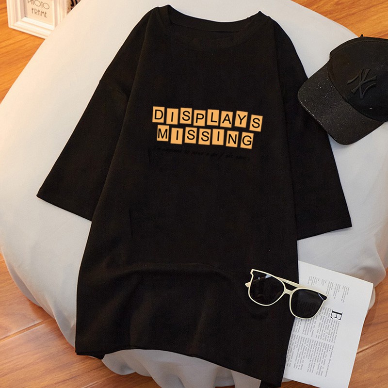 NRVP Áo thun tay ngắn dáng rộng phong cách Hàn Quốc thời trang mùa hè cho nam và nữ 2021