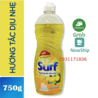 [Hoả Tốc] Nước Rửa Chén SURF Hương Tắc Dịu Nhẹ Chai 750g 750 g