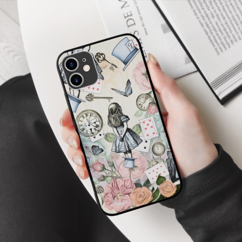 Ốp lưng iphone SAMSUNG hình tiny girl collage art pop art chống sốc cứng  cho các dòng iPhone PAP20210729