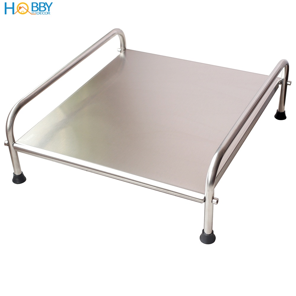 Kệ để bếp từ kê lên bếp HOBBY KBN1 Inox khó rỉ sét - kệ bếp 1 tầng tiện dụng