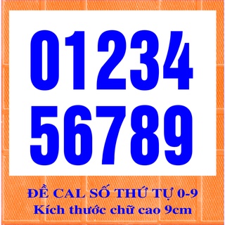 tem dán số thứ tự