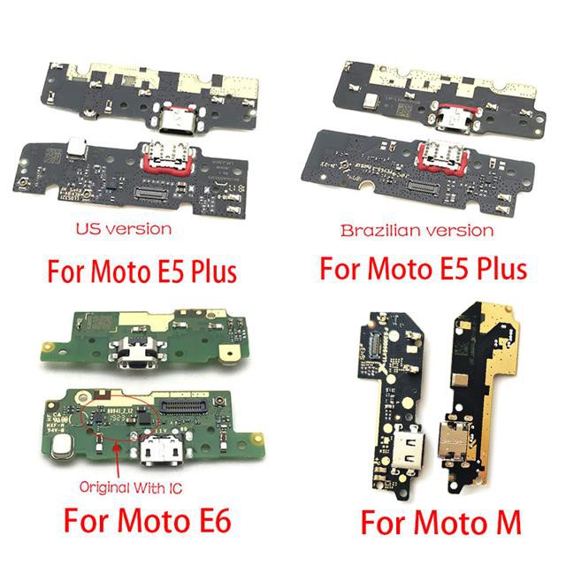Bảng Mạch Cổng Sạc Usb Cho Motorola Moto M E3 E4 E5 E6 Play Go E6 E7 Plus X4 E4T E6S