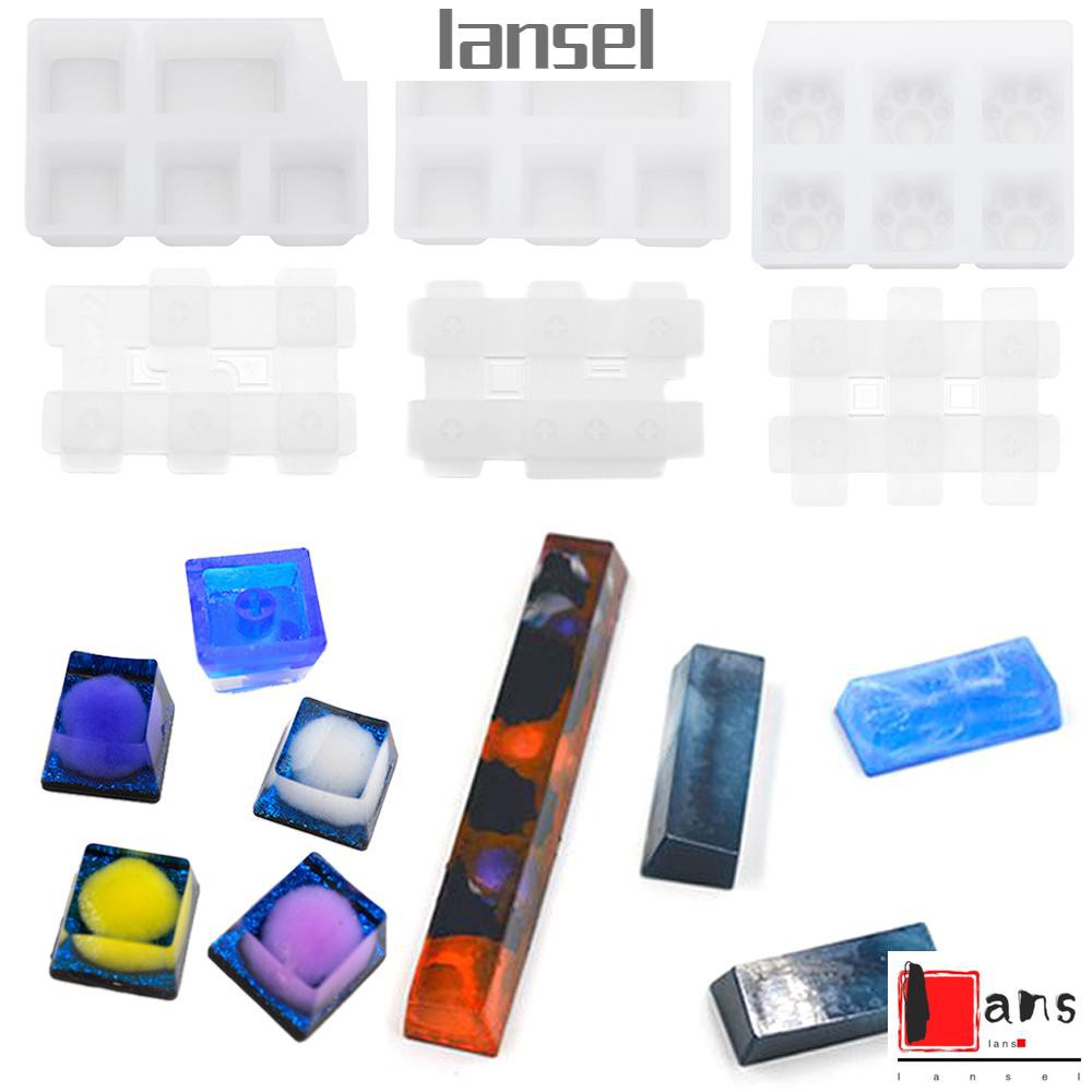 ❤Cầu thủ❤ Khuôn Nhựa Resin Làm Nút Bàn Phím Cơ Khí Bằng Epoxy UV Thủ Công