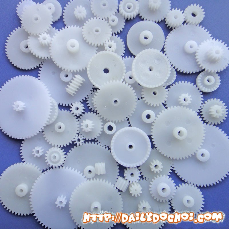 Bộ bánh răng nhựa gồm 58 loại chế tạo ô tô điều khiển, hàng chuẩn, chất lượng cao giá tốt nhất thị trường