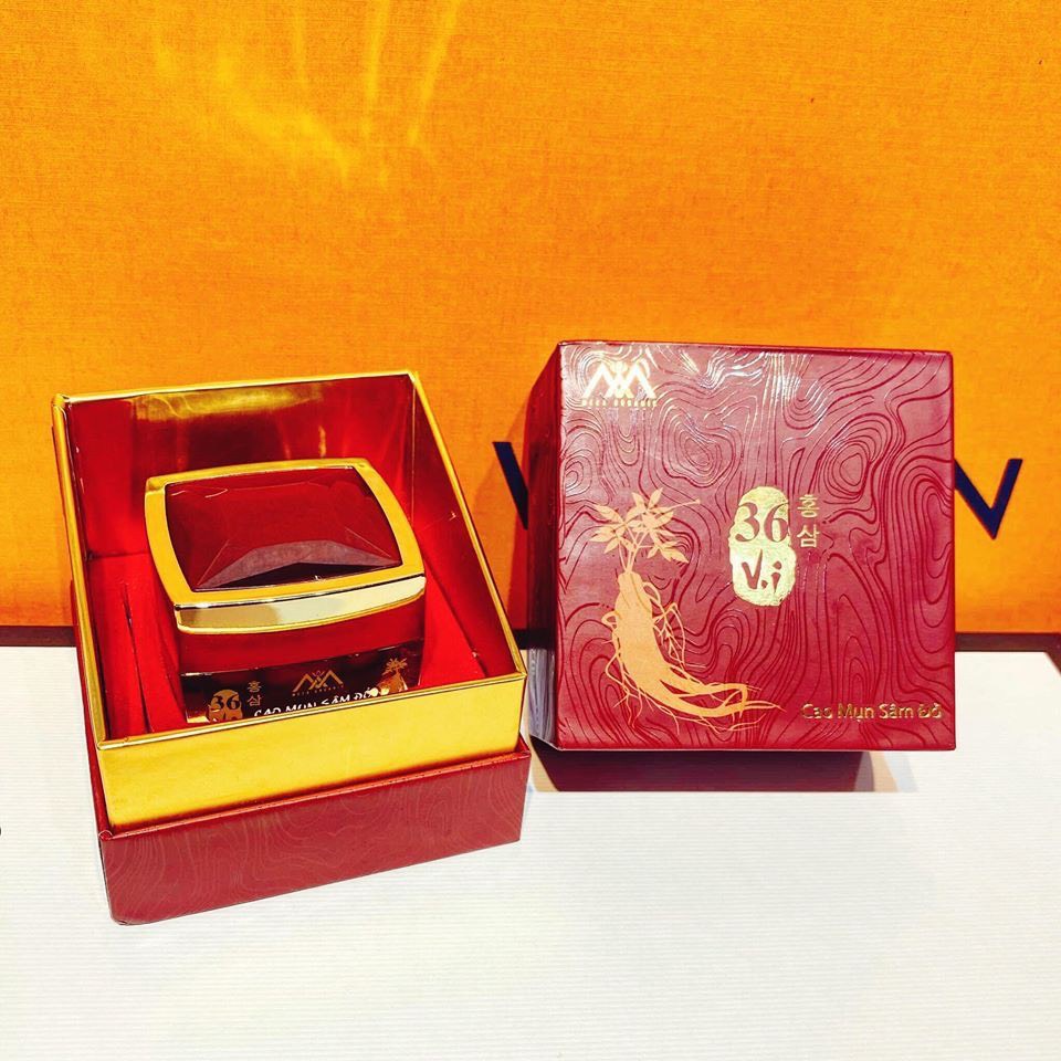 Cao mụn sâm đỏ 36 vị giảm mụn lâu năm, làm mờ vết thâm chính hãng MeeA Organic