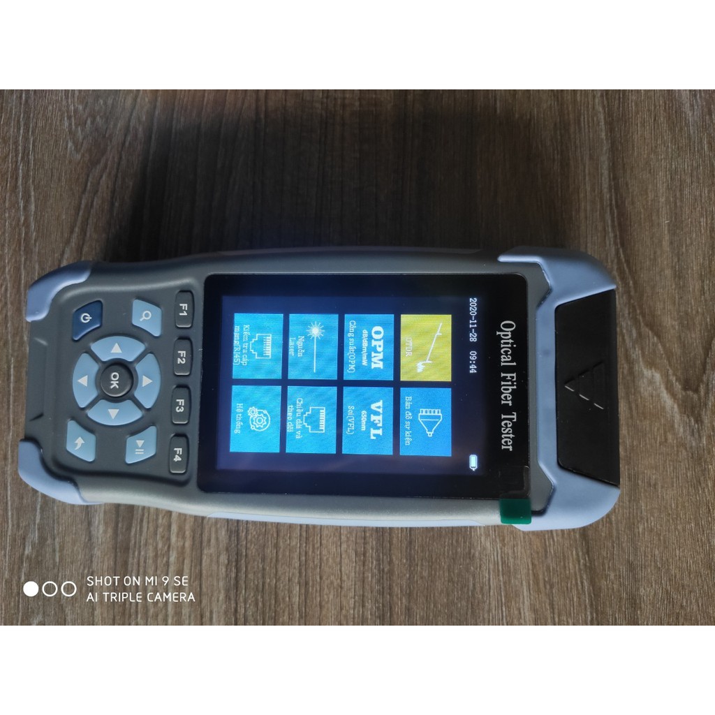 OTDR  3200S  Tiếng Việt Với 9 Chức Năng Trong 1 Khoảng Cách Đo OTDR 6m Đến 64km