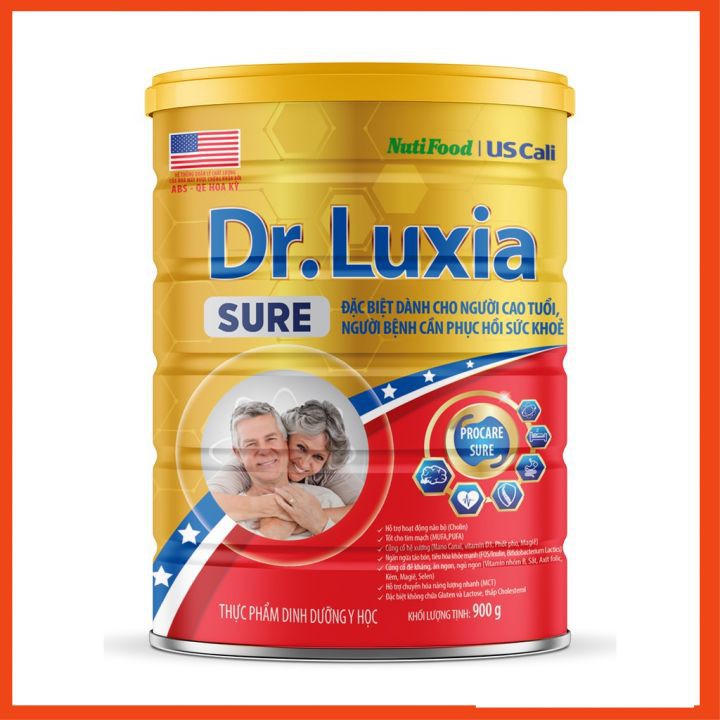 Sữa Dr. Luxia Sure lon 900g Date Mới