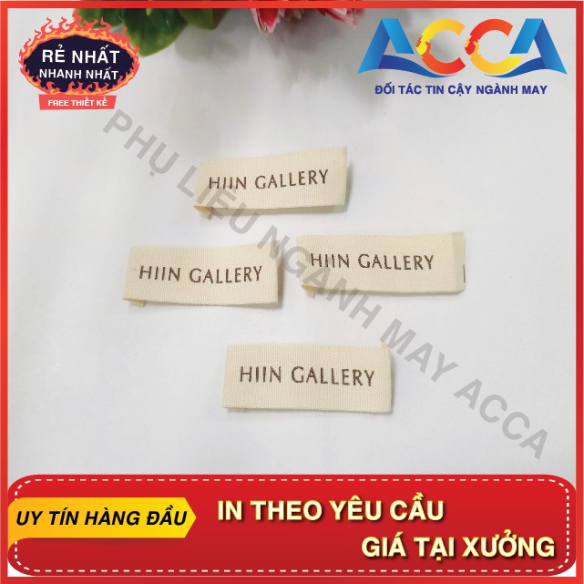 1 CUỘN MÁC COTTON_MỀM MỊN, KHÔNG GẤY NGỨA, PHÙ HỢP ĐỒ TRẺ EM_NHÃN MÁC QUẦN ÁO IN THEO YÊU CẦU_