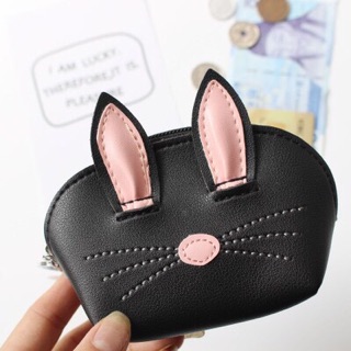 Móc Khóa Kiêm Ví Da Mèo Mini Dễ Thương