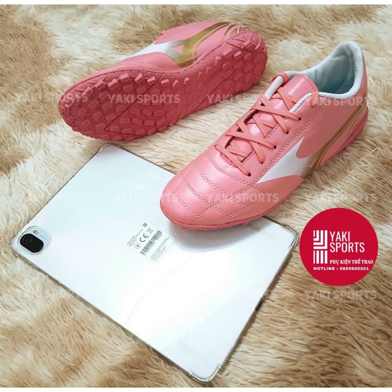 Giày đá bóng Mizuno sân cỏ nhân tạo-Khâu đế 100%-Đế Cao Su Siêu Bền