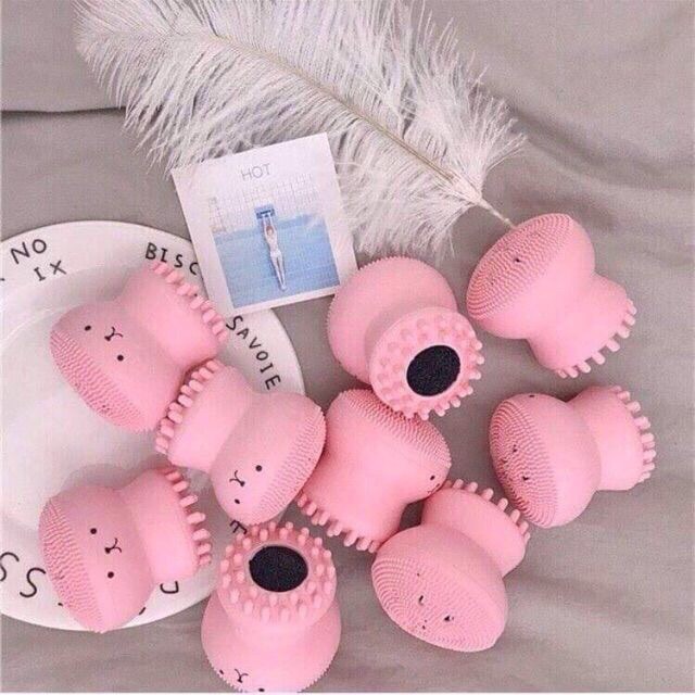 Cọ massage rửa mặt hình bạch tuột | BigBuy360 - bigbuy360.vn