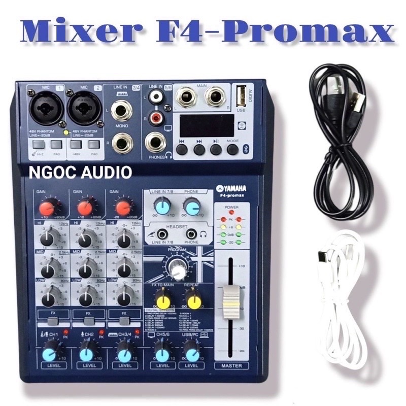 Bàn trộn âm thanh Mixer F4 pro Max âm thanh hay vượt trội
