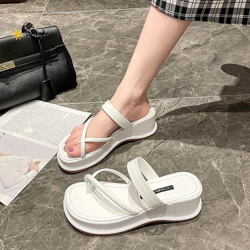 Dép Sandal Đế Dày Phong Cách Roman Thời Trang Mùa Hè Hàng Mới 2022 Dành Cho Bạn Nữ
