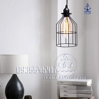 Lồng đèn sắt Vintage E72 sơn tĩnh điện