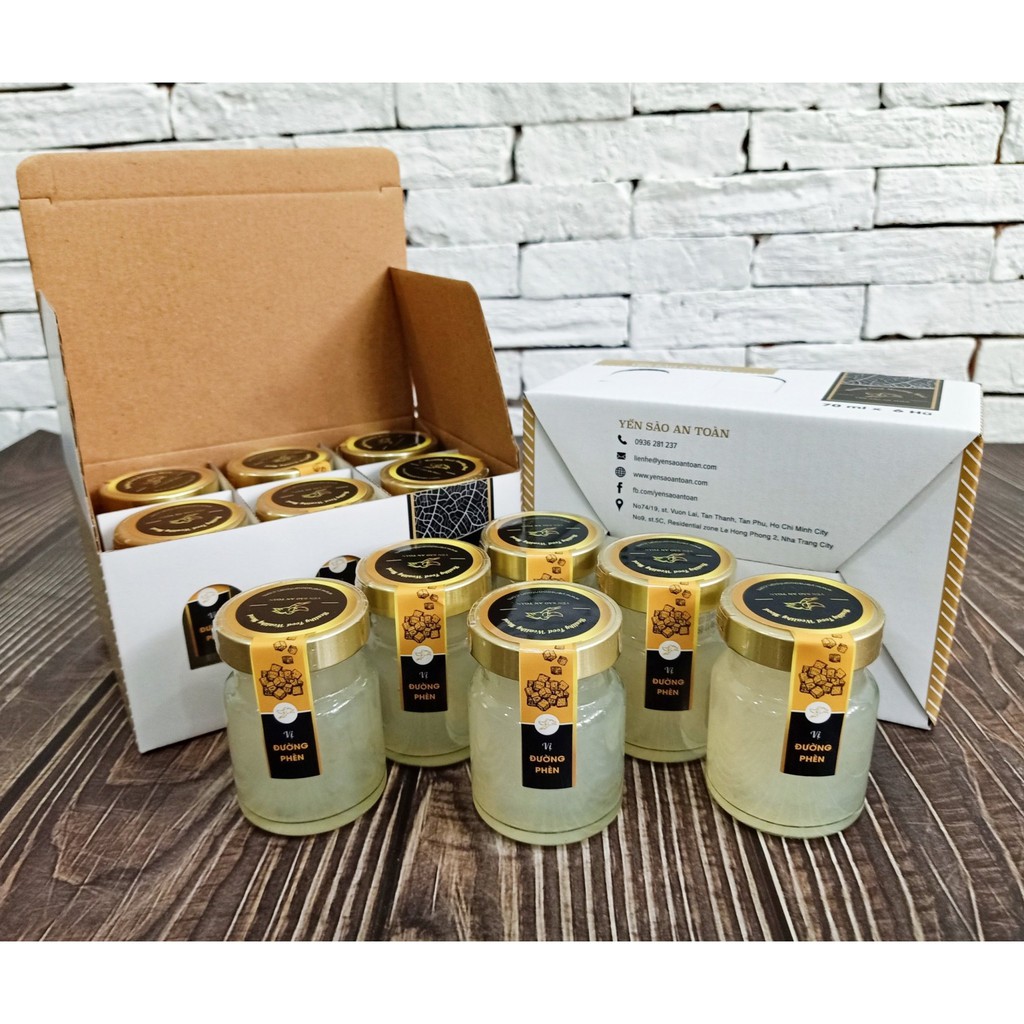 Lốc 6 Hũ Yến Chưng Đường Phèn (70ml)