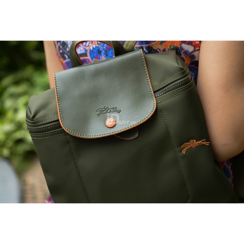 Balo Longchamp xanh rêu xuất xịn