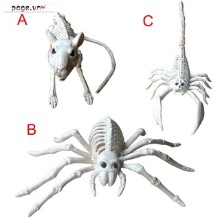 Mô hình xương chuột / nhện / bò cạp trang trí Halloween