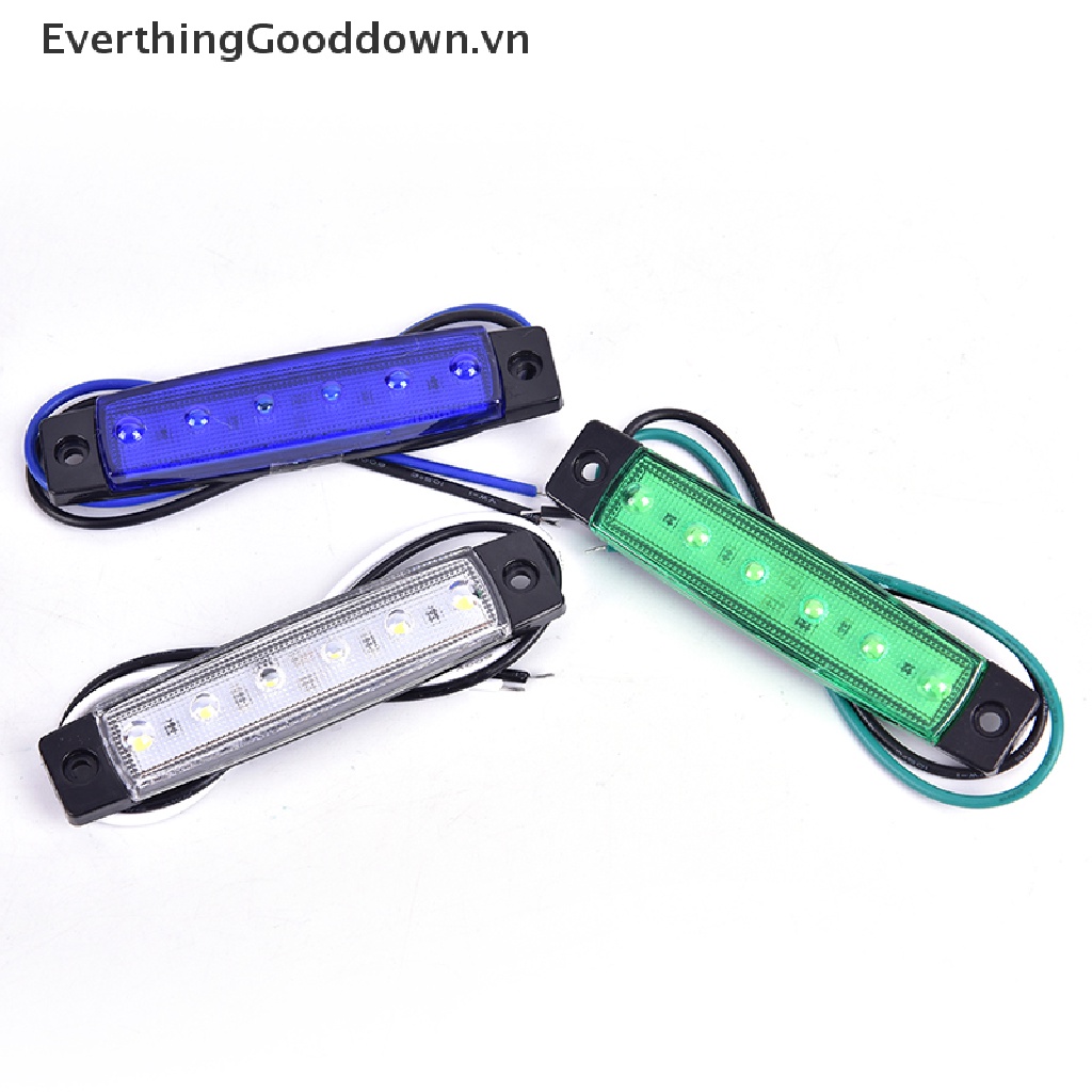 1 Đèn Led Tín Hiệu 12V 6 Bóng Cho Xe Tải