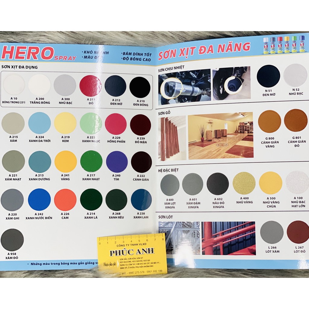 Sơn Xịt Kẽm HERO Paint