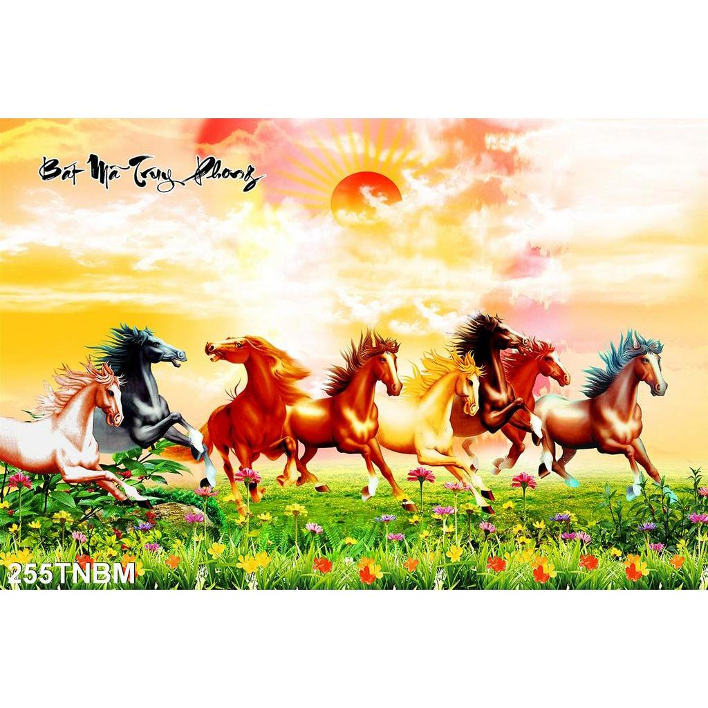 TRANH DÁN TƯỜNG 3D MÃ ĐÁO THÀNH CÔNG BM225 - YAN SHOP