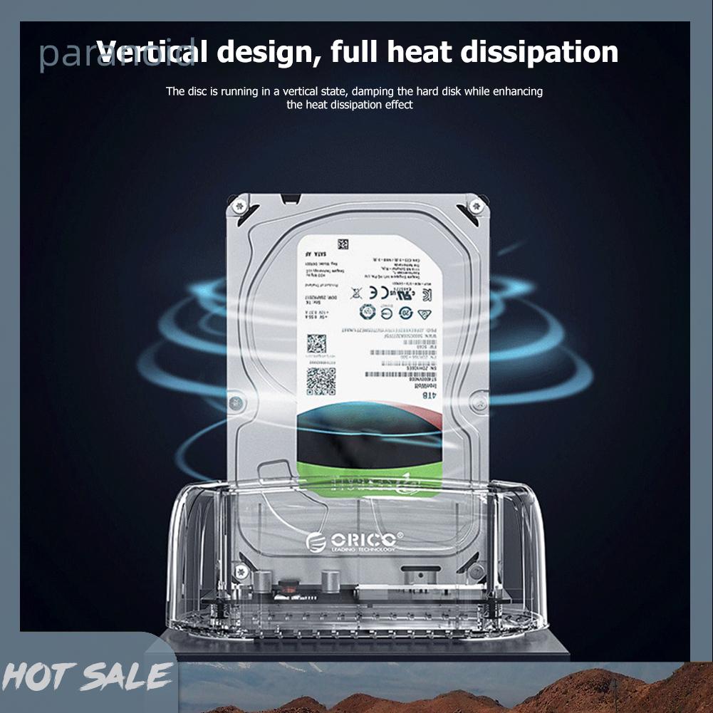 Ổ Cứng Ngoài Paranoid ORICO 6139U3 USB3.0 Type-B Sang 2.5 / 3.5 inch SATA HDD SSD Station | BigBuy360 - bigbuy360.vn
