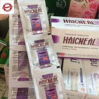 BỘ 10 Gói Dầu gội Haicneal Hỗ Trợ Nấm & Gàu 5ml
