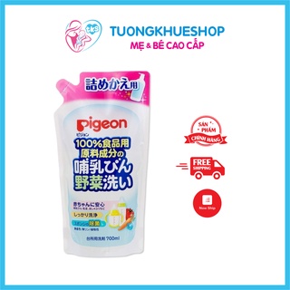 Nước rửa bình sữa Pigeon 700ml - Nội địa Nhật
