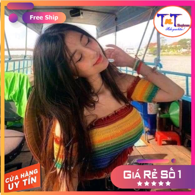 CT01 ÁO CROPTOP TRỄ VAI ÁO CROPTOP TRỄ VAI NHIỀU MÀU ĐỒ NGẮN CÁ TÍNH, THỂ THAO, THỜI TRANG PHONG CÁCH BỤI