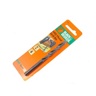 Mũi khoan sắt HSS BLACK+DECKER - A8077 8mm
